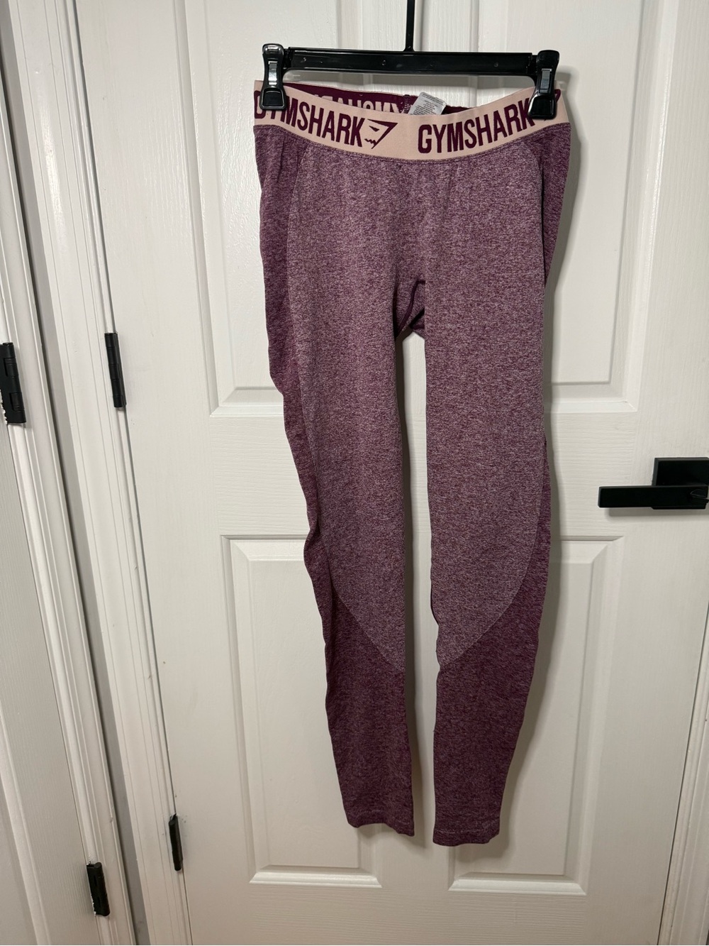 Gymshark Maroon/Purple Seamless Leggings with Branded Waistband